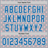 Custom Stitched Gray Blue-White 3D Pattern Design Baseball Game Day Detroit Inspired Sports Pullover Sweatshirt Hoodie