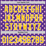 Custom Stitched Purple Yellow-White 3D Pattern Design Baseball Game Day Minnesota Inspired Sports Pullover Sweatshirt Hoodie