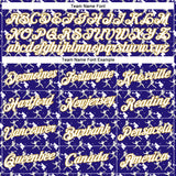 Custom Stitched Dark Purple White Old Gold-Red 3D Pattern Design Baseball Game Day Baltimore Inspired Sports Pullover Sweatshirt Hoodie