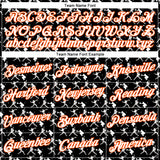 Custom Stitched Black White Orange-Red 3D Pattern Design Baseball Game Day Cincinnati Inspired Sports Pullover Sweatshirt Hoodie