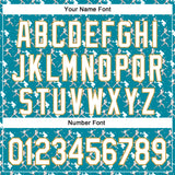 Custom Stitched Teal White Red-Old Gold 3D Pattern Design Baseball Game Day Jacksonville Inspired Sports Pullover Sweatshirt Hoodie