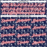 Custom Stitched Navy White-Fire Red 3D Pattern Design Baseball Game Day New England Inspired Sports Pullover Sweatshirt Hoodie