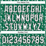 Custom Stitched Kelly Green White Red-Black 3D Pattern Design Baseball Game Day New York Inspired Sports Pullover Sweatshirt Hoodie