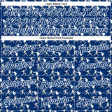 Custom Stitched US Navy Blue Red-White 3D Pattern Design Baseball Game Day Indianapolis Inspired Sports Pullover Sweatshirt Hoodie