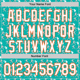 Custom Stitched Aqua White Red-Orange 3D Pattern Design Baseball Game Day Miami Inspired Sports Pullover Sweatshirt Hoodie