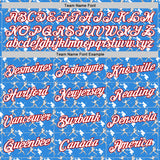 Custom Stitched Powder Blue White-Red 3D Pattern Design Baseball Game Day Tennessee Inspired Sports Pullover Sweatshirt Hoodie