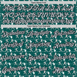 Custom Stitched Midnight Green Silver Red Black-White 3D Pattern Design Baseball Game Day Philadelphia Inspired Sports Pullover Sweatshirt Hoodie