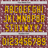 Custom Stitched Burgundy Gold Red Black-White 3D Pattern Design Baseball Game Day Washington Inspired Sports Pullover Sweatshirt Hoodie