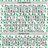 Custom Stitched White Kelly Green Red-Black 3D Pattern Design Baseball Game Day New York Inspired Sports Pullover Sweatshirt Hoodie