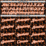 Custom Stitched Black White Orange-Red 3D Pattern Design Baseball Game Day Cincinnati Inspired Sports Pullover Sweatshirt Hoodie