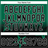 Custom Stitched Kelly Green Black-White 3D Gradient Style Twinkle Star Sports Pullover Sweatshirt Hoodie