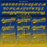 Custom Stitched Royal Yellow-Black 3D Gradient Fashion Seattle City Edition Sports Pullover Sweatshirt Hoodie