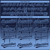 Custom Stitched Navy Light Blue 3D Gradient Fashion Chicago City Edition Sports Pullover Sweatshirt Hoodie