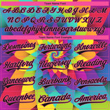 Custom Stitched Rainbow Black-Pink 3D Pattern Design Abstract Sports Pullover Sweatshirt Hoodie