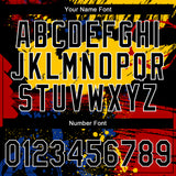 Custom Stitched Graffiti Pattern Black-White 3D Abstract Splatter Sports Pullover Sweatshirt Hoodie