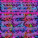 Custom Stitched Graffiti Pattern Hot Pink-Sky Blue 3D Abstract Geometric Sports Pullover Sweatshirt Hoodie