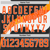 Custom Black Orange-White 3D Pattern Design Foodie Funny Cola Hockey Lace Neck Jersey