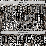 Custom White Black 3D Pattern Leopard Print Hockey Lace Neck Jersey