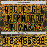 Custom Black Gold Green-Red 3D Pattern Design Black History Month African Ethnicity Style Animal Print Authentic Baseball Jersey