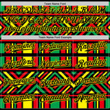 Custom Green Black Red-Light Yellow 3D Pattern Design Black History Month African Ethnicity Style Abstract Geometric Authentic Baseball Jersey