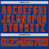 Custom Royal Red Blue-Gold 3D Pattern Plaid Hockey Jersey