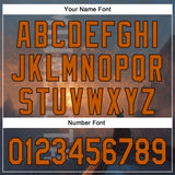 Custom Gray Texas Orange-Brown Minnesota Sunset Cityscape Vikings City Symbol Authentic Baseball Jersey