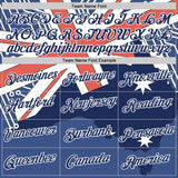 Custom Blue Navy Red-White Australian Flag Performance T-Shirt
