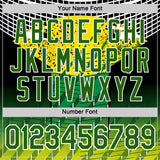 Custom Green Yellow Black-White Australian Performance T-Shirt