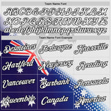 Custom White Blue Black-Red Australian Flag Kangaroo Performance T-Shirt