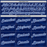 Custom Royal White Italy Paisley Bandana Performance T-Shirt