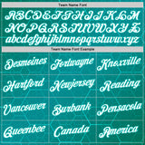 Custom Blue White-Aqua Northern Ireland Geometric Shape Performance T-Shirt