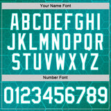 Custom Blue White-Aqua Northern Ireland Geometric Shape Performance T-Shirt