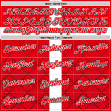 Custom Fire Red White Switzerland Cross Performance T-Shirt