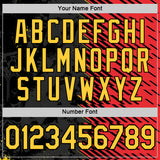 Custom Red Yellow-Black Belgium Performance T-Shirt