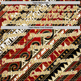 Custom Red Old Gold White-Black Egypt Performance T-Shirt