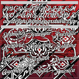 Custom Red White-Black Iran Performance T-Shirt