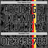 Custom Black Yellow Red-White Germany Stripe Performance T-Shirt