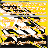 Custom Black White Bay Orange-Yellow 3D Pattern Design Car Racing Formula Auto Motorsport Authentic Baseball Jersey