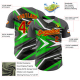 Custom Steel Gray Red Yellow Green-White 3D Pattern Design Car Racing Formula Auto Motorsport Authentic Baseball Jersey