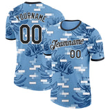 Custom Blue Black-White Argentina Ceibo Performance T-Shirt