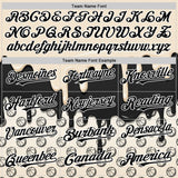 Custom Cream Black-White 3D Pattern Design Foodie Dripping Ice Cream Authentic Baseball Jersey
