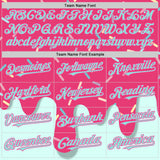 Custom Pink Ice Blue 3D Pattern Design Foodie Dripping Ice Cream Authentic Baseball Jersey