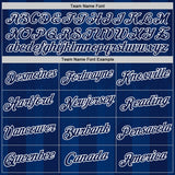 Custom Navy White-US Navy Blue Scotland Performance T-Shirt