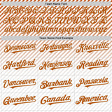 Custom White Texas Orange Texas Stripe City Edition Authentic Baseball Jersey