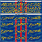 Custom Royal Gold-Red France Performance T-Shirt