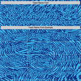 Custom Blue Sky Blue-Royal Uruguay Stripe Performance T-Shirt