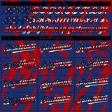 Custom Royal Vintage USA Flag Black-Red 3D Pattern Design Splatter Torn Sharp Brush Stroke Authentic Baseball Jersey