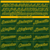 Custom Green-Gold 3D Pattern Diamond Vintage Argyle Performance T-Shirt