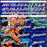 Custom Dark Purple-White 3D Pattern Azteca Huitzilopochtli Performance T-Shirt