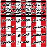 Custom Red Black-White 3D Pattern Vertical Stripe Classic Performance T-Shirt